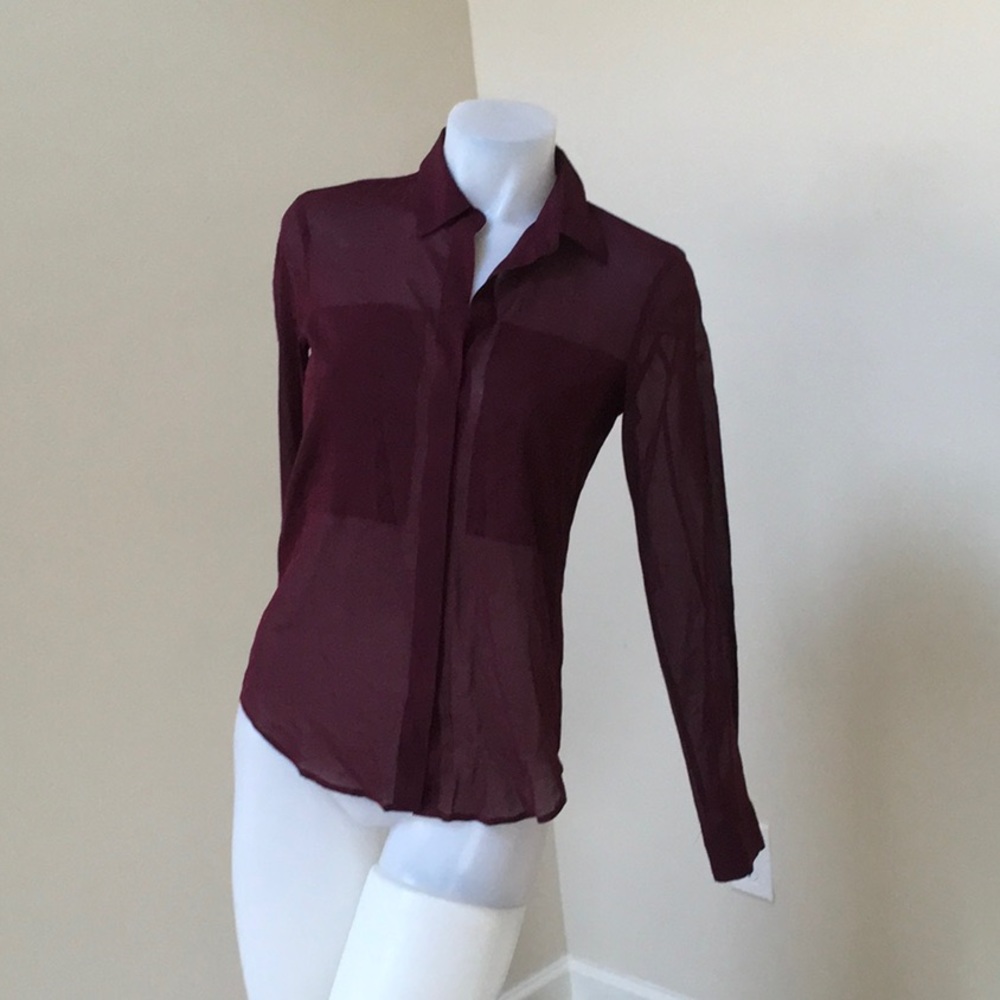 Theory Sheer Button Down - image 1